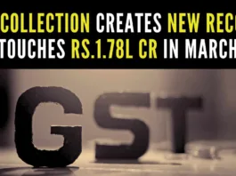Increase in GST collection in March 2024 was mainly due to a notable rise in GST collected from transactions within the country