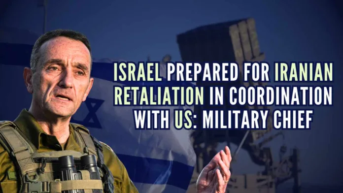IDF is very strongly prepared, both offensively and defensively, against any threat, says Israeli Military chief