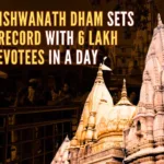 A total of 6,36,975 devotees visited the Kashi Vishwanath Dham on March 31