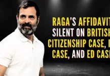 In his 21-page affidavit, Rahul says nothing about the MHA's case against him for holding British citizenship, IT, and ED cases related to the National Herald scam