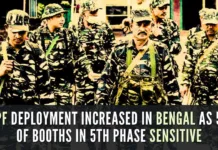 Increase in CAPF deployment will be done despite number of LS constituencies in the fifth phase is slightly lesser than what it was in the fourth phase