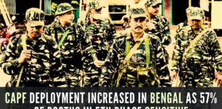 Increase in CAPF deployment will be done despite number of LS constituencies in the fifth phase is slightly lesser than what it was in the fourth phase