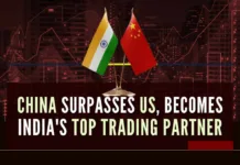 The data showed that India's exports to China rose by 8.7 percent to $ 16.67 billion in the last fiscal