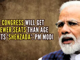 PM Modi claimed that Congress and its other constituents are making disjointed statements sensing defeat
