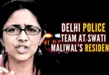 A Delhi Police team today also reached Swati Maliwal's residence in connection with the matter