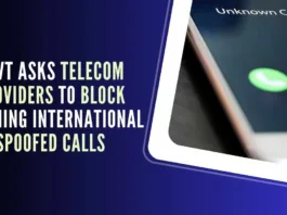Fraudsters are making international spoofed calls displaying Indian mobile numbers to commit cyber-crime & financial frauds