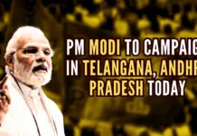The public meeting is Modi's third in the southern state ahead of the simultaneous Lok Sabha and Assembly elections on May 13