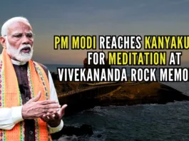 PM Modi will be at Vivekananda Rock Memorial for three days from May 30 to June 1 and will meditate for 45 hours at the meditation hall of the Rock Memorial