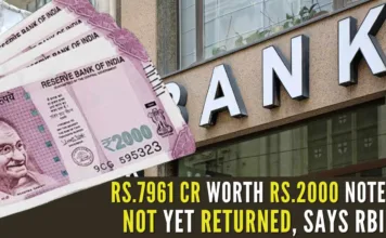 Who are all holding this high-value currency worth Rs.7961 crores?