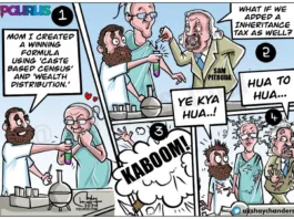 Caste to Kaboom! 2024 Congress campaign in one cartoon