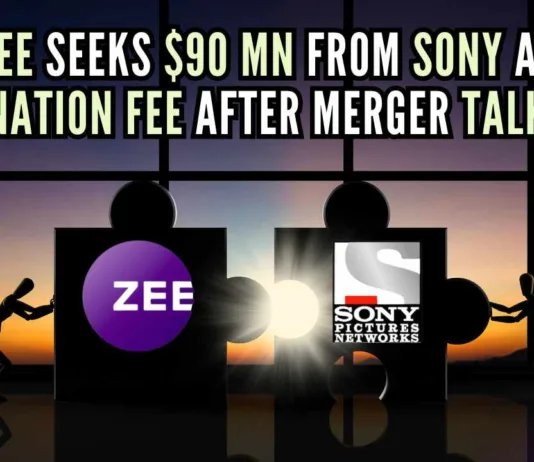 Zee sought termination fees from two Sony Group entities: Sony Pictures Networks India, now known as Culver Max Entertainment and Bangla Entertainment