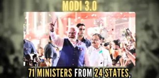 The Formation and structure of Modi 3.0 shows a pan-India representation