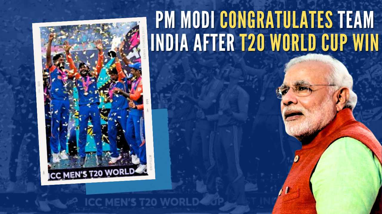 T20 World Cup: PM Modi Speaks to Indian Team; Lauds Rohit