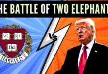 When two elephants fight, the impact is felt widely. The outcome is uncertain, but international students may now think twice about Harvard