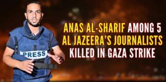 The Israeli military confirmed that it had carried out the attack, saying it had struck Al Jazeera's al-Sharif and calling him a 