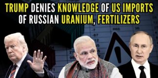 India pushes back against Trump’s tariff threats and criticism over Russian oil imports, citing double standards as the US continues to import Russian goods like uranium and fertilizers