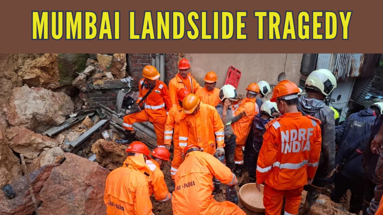 Mumbai landslide kills 2, several feared trapped as houses buried under debris; rescue teams use victim-detection camera to search for signs of life