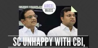 Supreme Court expresses its displeasure at the continued delay of filing status reports by the CBI in the Aircel-Maxis scam