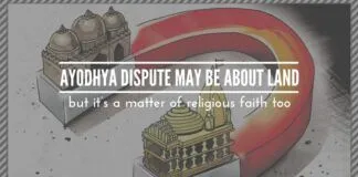 Ayodhya dispute may be about land