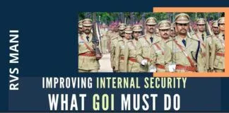 Suggestions from an experienced MHA official on how to improve the security infrastructure of India