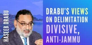 Haseeb Drabu’s views on J&K delimitation divisive, anti-Jammu