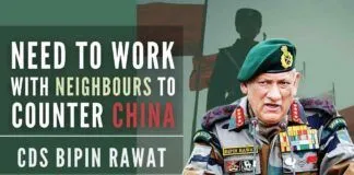 CDS Bipin Rawat stated that India-China border issues have to be seen in its totality, and not as issues about Ladakh sector or northeastern states
