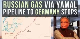 Natural gas flows from Yamal to Germany stopped before resuming later in the day. Was this a trial balloon Putin was floating to see if he could rattle Europe? With 15 percent of natural gas flowing through this pipeline from Russia to Germany, closing this would have some impact on Europe.