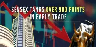 Among stocks, Maruti Suzuki, Asian Paints, ICICI Bank, Bajaj Auto, and HDFC Bank were the top five losers in the opening session, declining 3.8 percent, 3.8 percent, 3.7 percent, 3.6 percent, and 3.3 percent, respectively