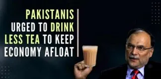 Sipping fewer cups a day would cut Pakistan's high import bills, Federal Minister for Planning Ahsan Iqbal said