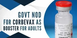 For the first time, a booster dose that is different from the one to be used for primary vaccination against Covid has been allowed in the country