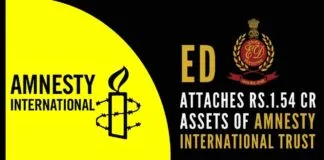 Investigation by ED revealed that upon cancellation of FCRA license of Amnesty International India Foundation Trust, a new method was adopted by Amnesty entities to receive money from abroad