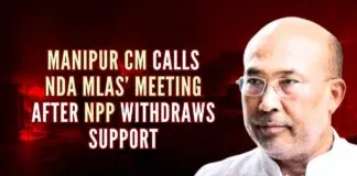 CM Biren Singh convenes NDA legislators' meeting amid calls for resignations and decisive action intensify