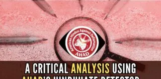 AHAD’s critique of 