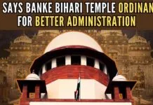 SC paused its approval of the Banke Bihari Temple corridor project in Mathura, citing lack of stakeholder input. The court questioned the UP govt's ordinance and proposed interim management